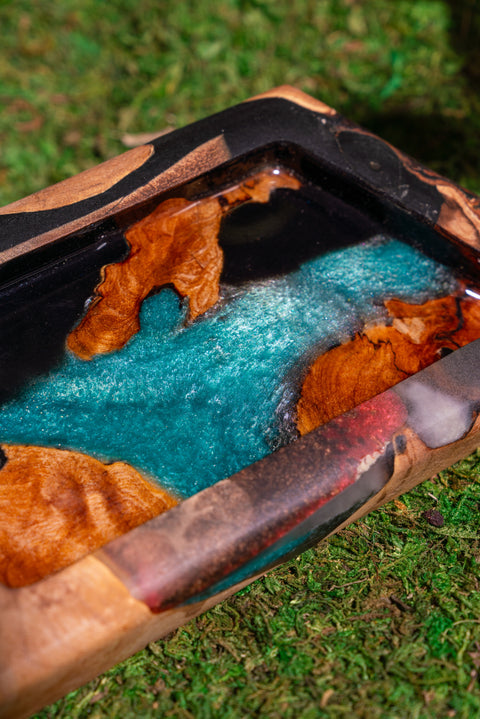 Hand Carved Rolling Tray